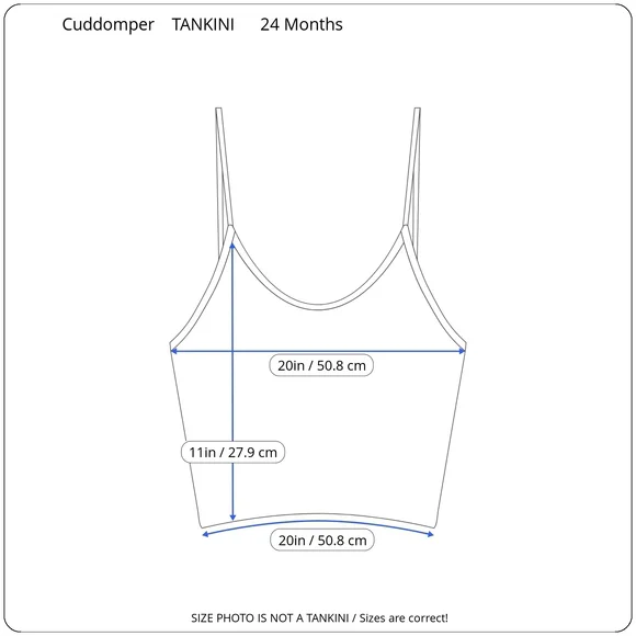 Toddler Girls 24M Swimsuit Cute 2 Piece Tankini Bathing Suit Ruffle Beach Bikini - Picture 12 of 13